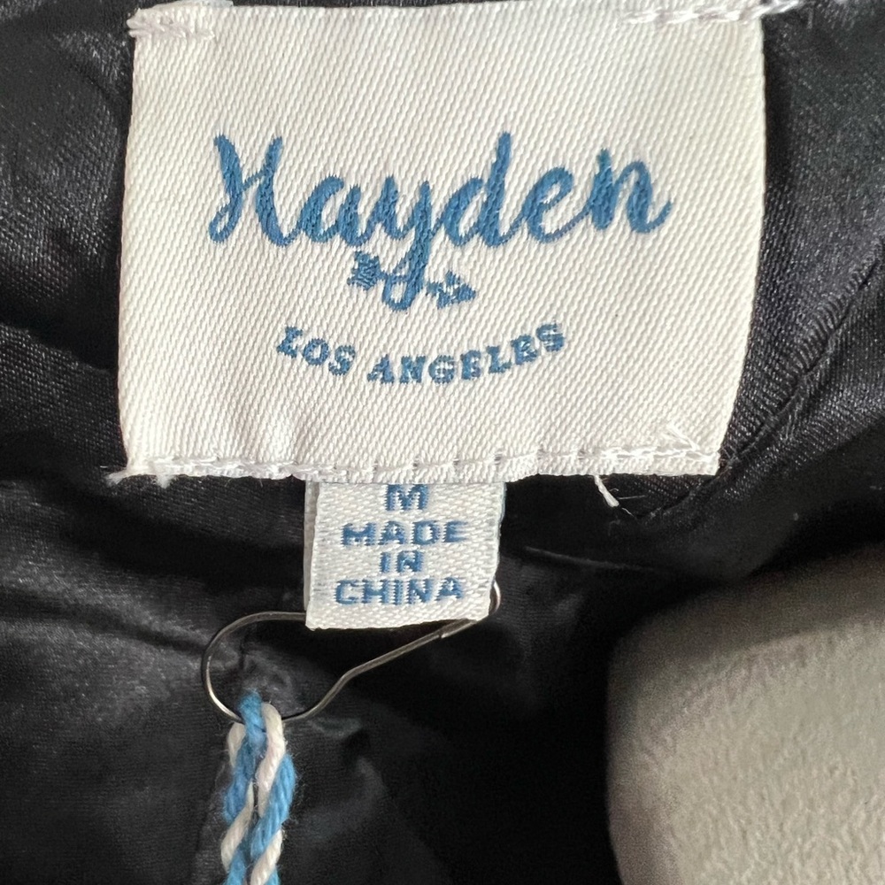 Hayden Green and Cream Bomber Jacket - Picture 6 of 14